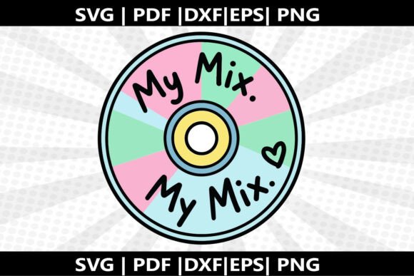 Burned CD SVG Cricut Cut File: Graphics & Freebies for Real Business Use