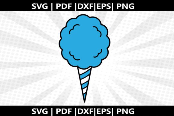 Catton Candy SVG Cricut Cut File