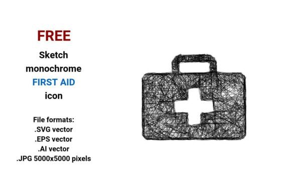 FREE Sketch First Aid Icon for Graphics and Freebies