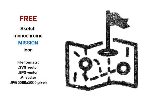 FREE Sketch Mission Icon Graphics