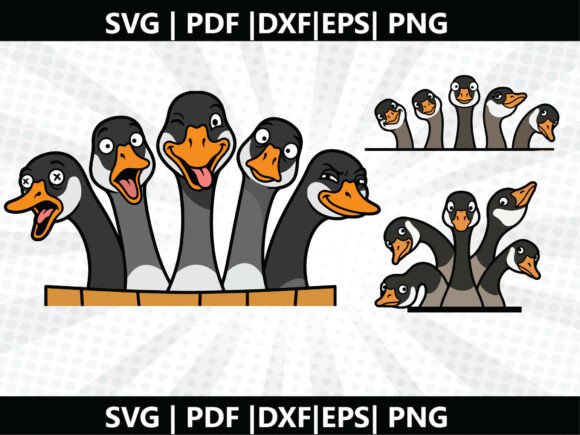 Funny Canada Goose SVG Cricut Cut File