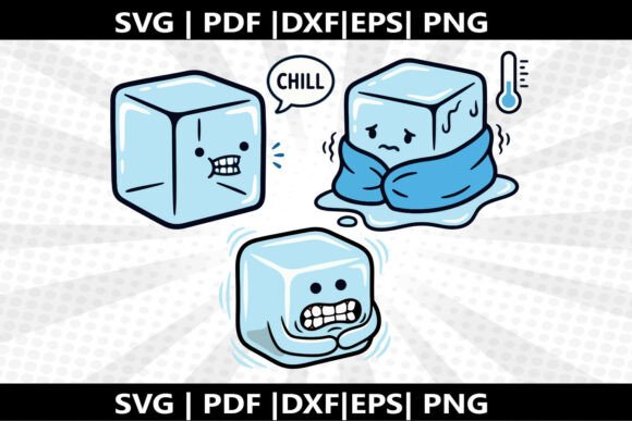 Ice Cube Chill SVG Cricut Cut File