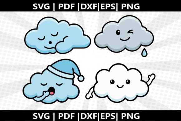 Kiwi Cloud SVG Cricut Cut File: Graphics & Freebies for Creative Sellers