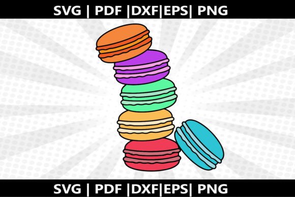 Macaron Tower SVG Cricut Cut File: Graphics & Freebies for Creative Projects