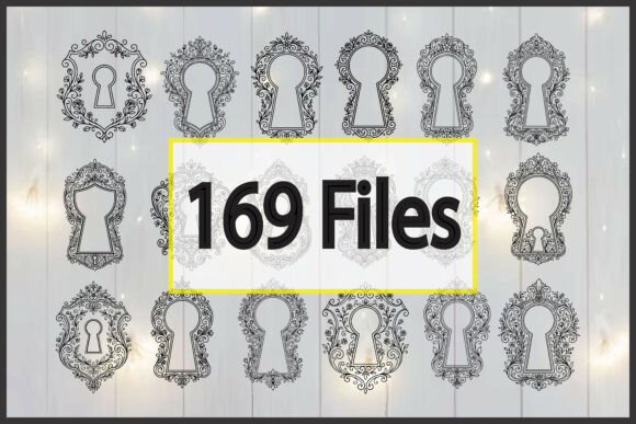 Ornate Keyhole SVG Bundle: Graphics for Creative Freebies