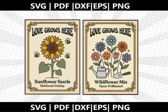 Seed Packet SVG Cricut Cut File