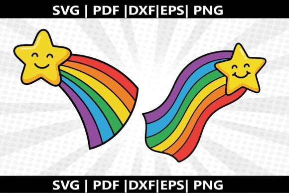 Shooting Star SVG: Graphics for Freebies