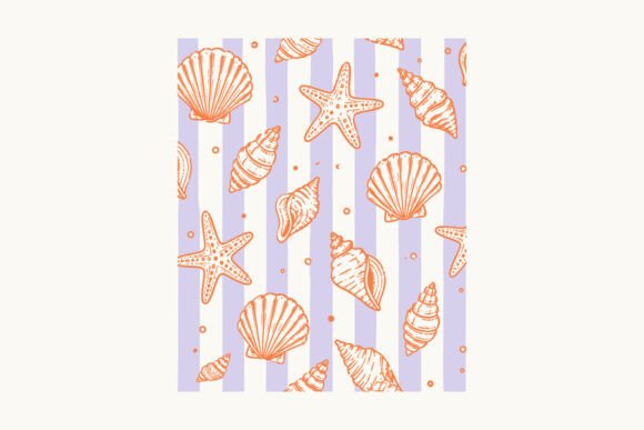 Summer SVG Seashell Design for Crafts and Graphics