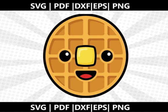 Waffle Grid Face SVG Cricut Cut File Graphics Freebies