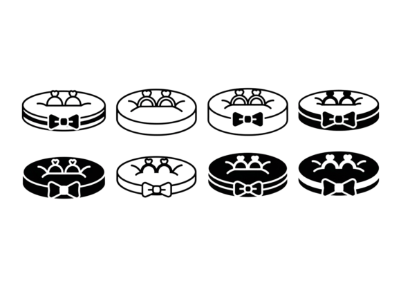 Wedding Ring Box SVG Bundle for Crafts and Graphics